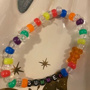 Kandi gummy bear bracelet beaded summer